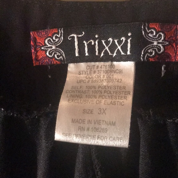 Trixxi black & white stripe blouse - Picture 3 of 3